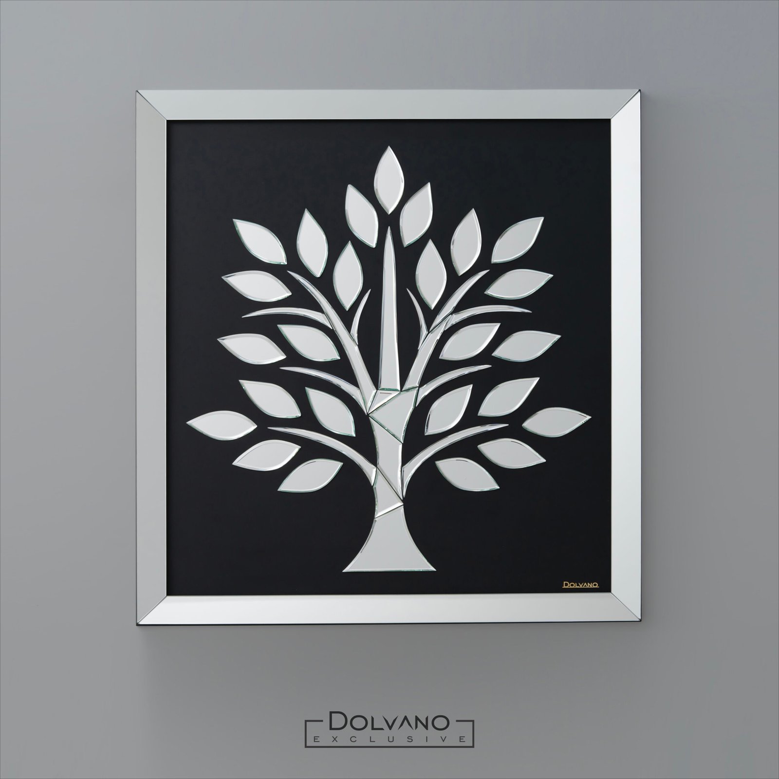 Silver Mirrored Tree